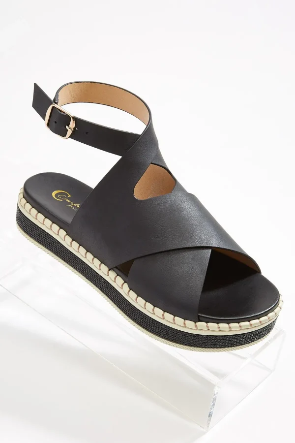 Flash Sale Ankle Strap Flatform Sandals Women Sandals