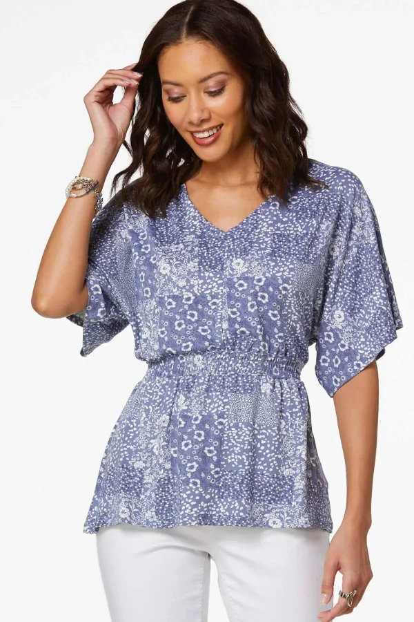 Online Blossom Peplum Top Women Tops