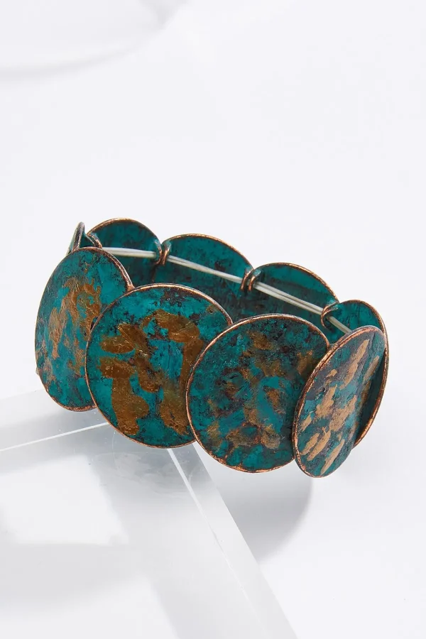 Hot Blue Tile Stretch Bracelet Women Bracelets