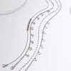 New Butterfly Mixed Charm Anklet Set Women Anklets