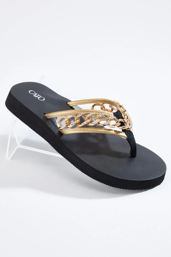 Clearance Chain Lucite Flip Flops Women Sandals