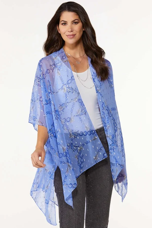 Fashion Chain Status Kimono Women Cover Ups