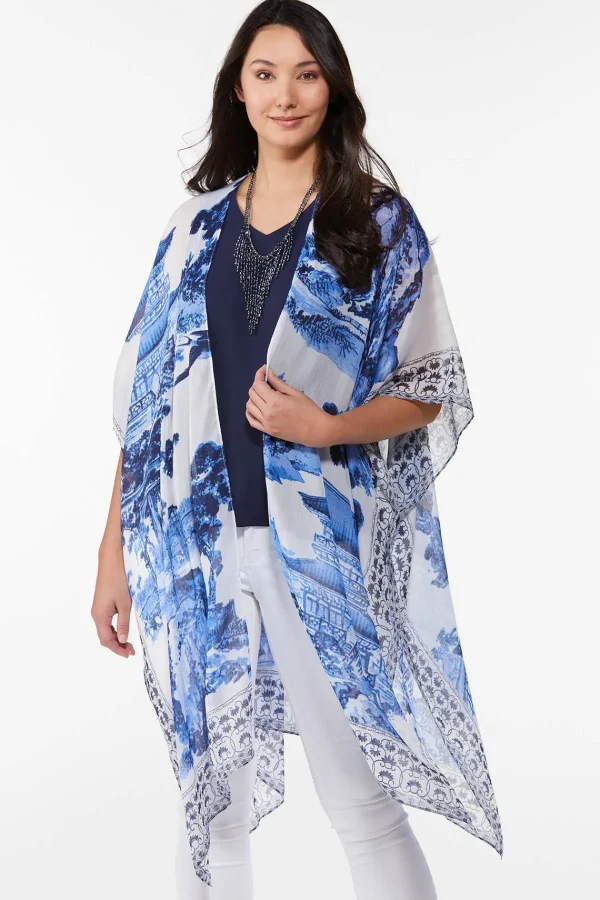 Hot China Scenic Kimono Women Cover Ups