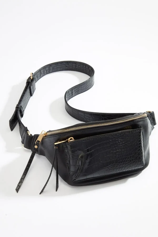Cheap Croc Mix Crossbody Sling Women Handbags