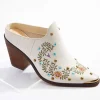 Hot Embroidered Western Mules Women Boots & Booties