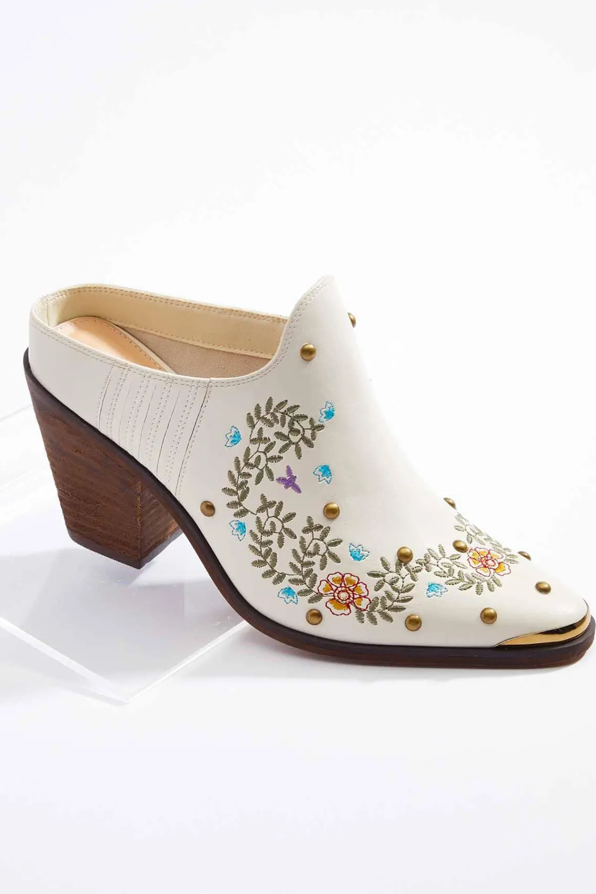 embroidered_western_mules_0.webp Hot Embroidered Western Mules Women Boots & Booties