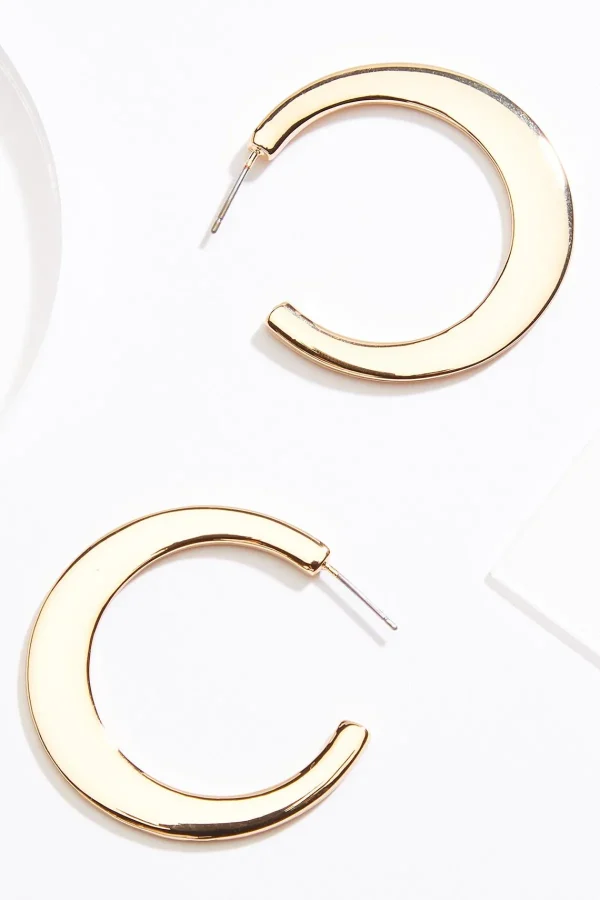 Clearance Flat Hoop Earrings Women Earrings