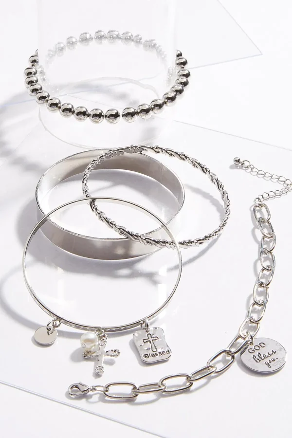 Best God Bless You Multi Bracelet Set Women Bracelets