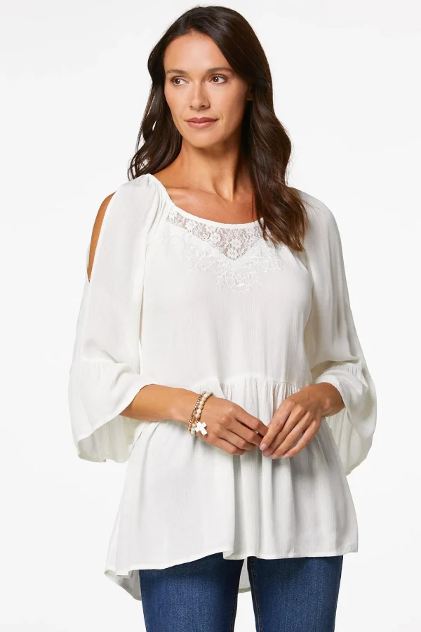 Hot Lace Babydoll Top Women Tops