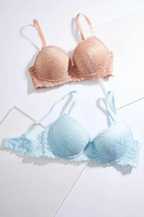 Store Plus Size Allover Lace Convertible Bra Set Women Intimates