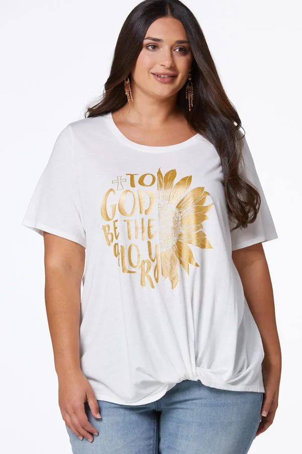 Best Plus Size Be The Glory Top Women Tops