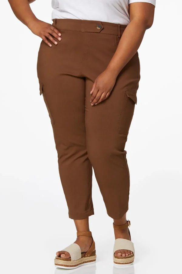 Best Plus Size Cargo Ankle Pants Women Pants