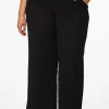 Fashion Plus Size Casual Roll Cuff Tee Women Pants