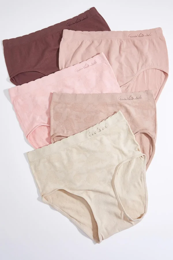 Cheap Plus Size Jacquard Brief Panty Set Women Intimates