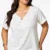 Shop Plus Size Oring Top Women Tops