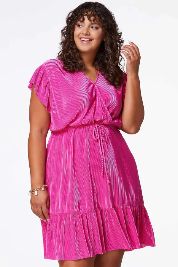 Best Plus Size Pleated Dress Women Dresses