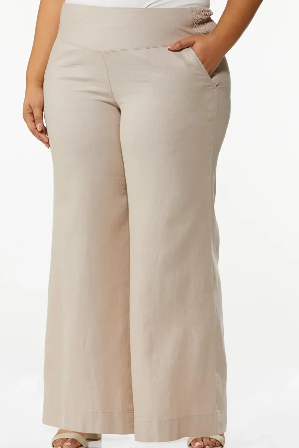 Best Plus Size Pullon Linen Pants Women Pants