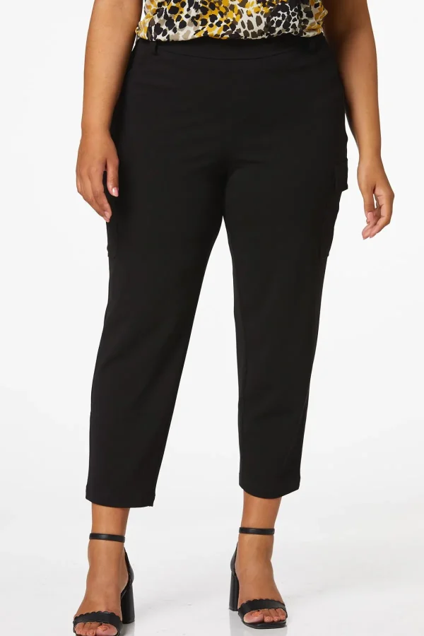 Best Sale Plus Size Stretch Cargo Ankle Pants Women Pants