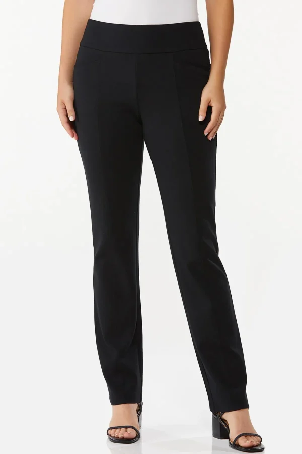 Store Ponte Straight Leg Pants Women Pants