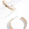 Sale Rhinestone Strip Hoop Earrings Women Earrings