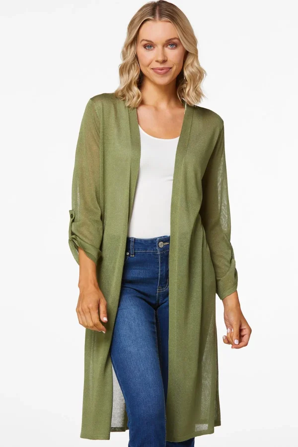 Discount Sheer Cardigan Duster Women Sweaters