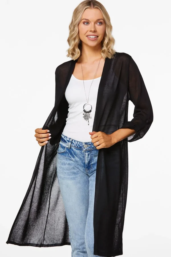 Discount Sheer Cardigan Duster Women Sweaters