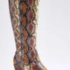 Online Snakeskin Tall Boots Women Boots & Booties