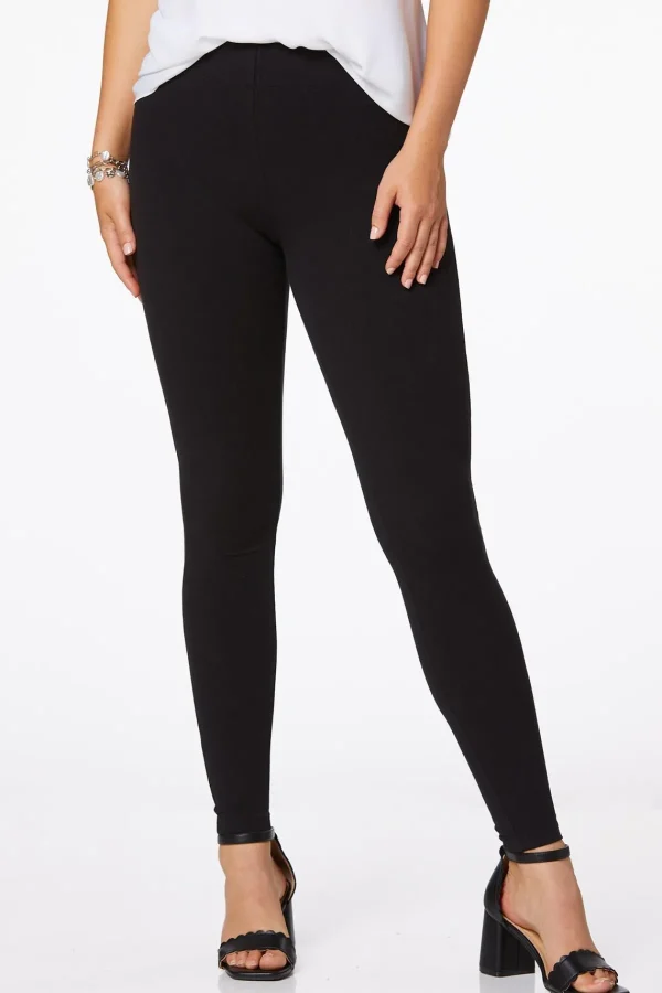 Store Solid Black Leggings Women Pants