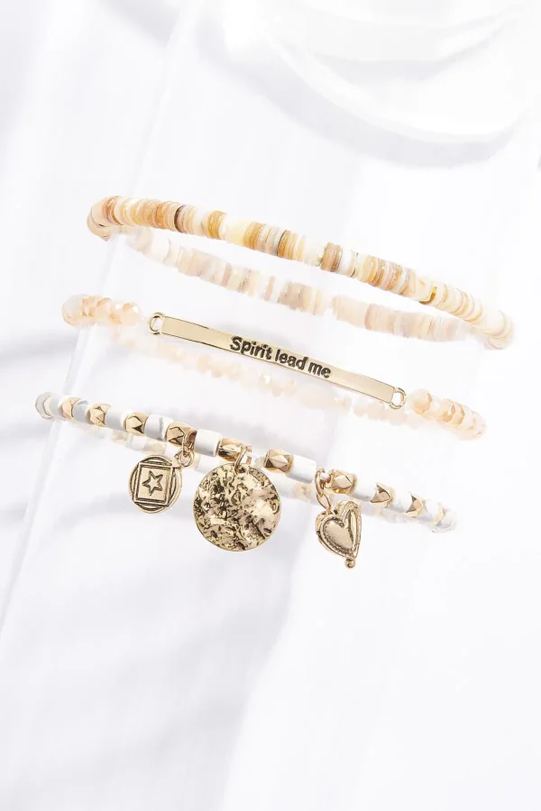 Cheap Spirit Lead Me Bracelet Set Women Bracelets