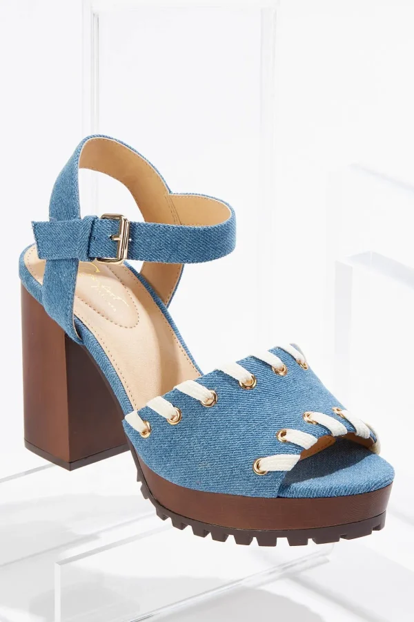 Cheap Textured Lace Up Top Women Wide Width