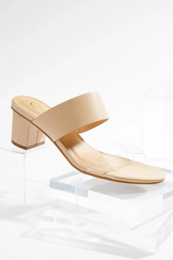 Sale Twisted Lucite Heeled Sandals Women Heels