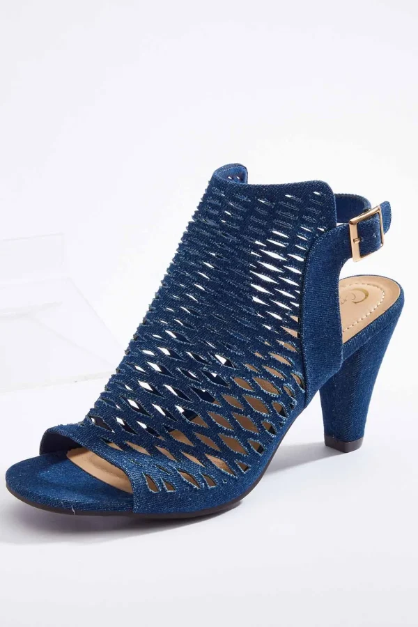 Best Wide Width Laser Cut Heels Women Wide Width