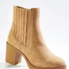Online Wide Width Side Gore Lug Ankle Boots Women Wide Width