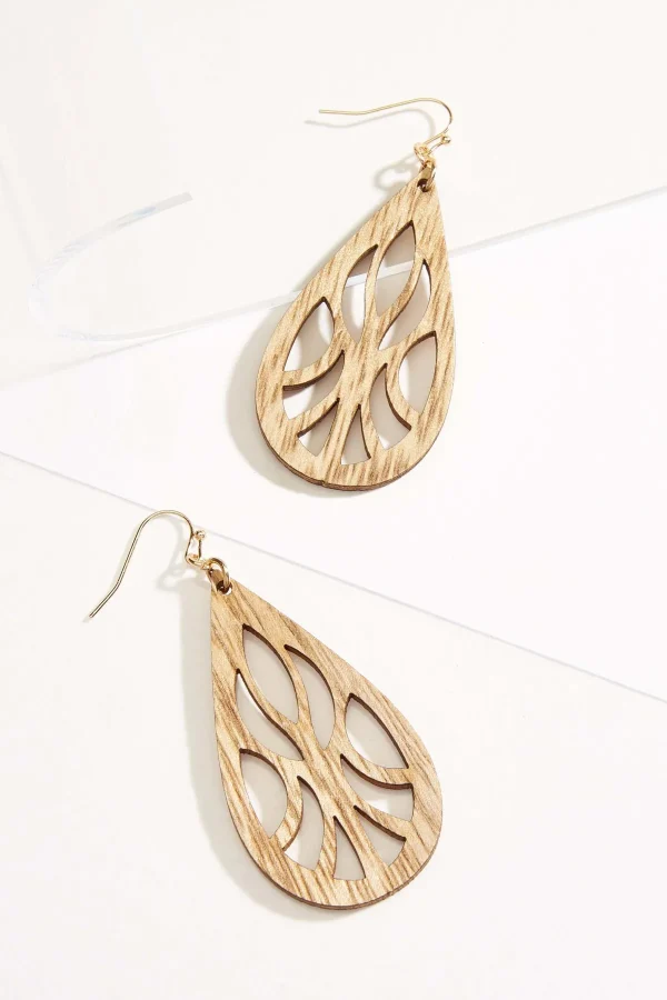 Best Wood Cutout Earrings Women Earrings
